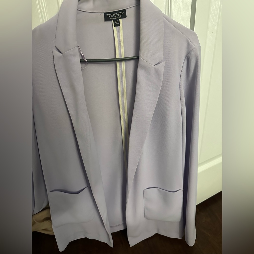 Top shop purple blazer
